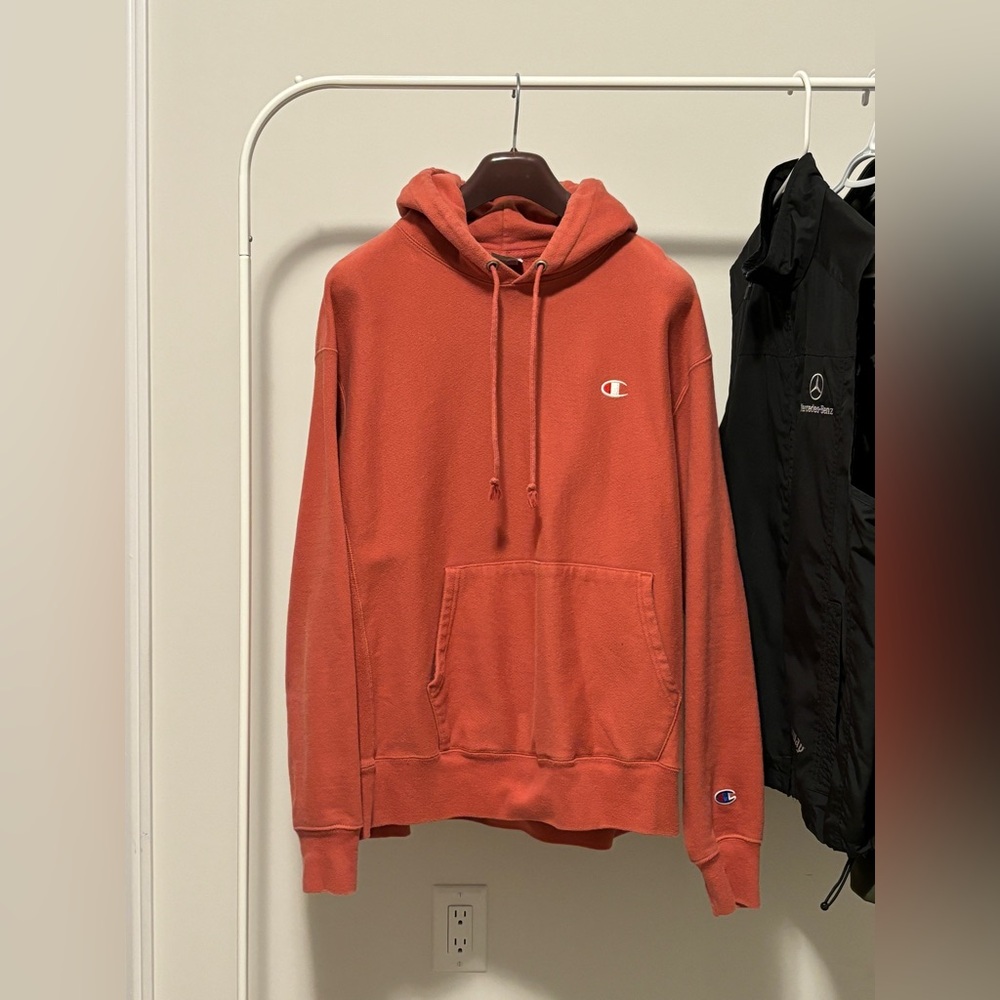 Champion pink hoodie size XL